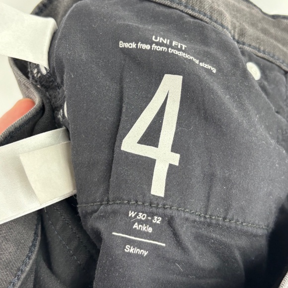 Lucky Brand Womens Size 30 Uni Fit 4 Skinny Ankle Jeans Charcoal Gray Denim - Picture 9 of 9